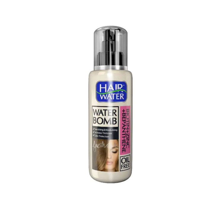 کرم آبرسان مو مدل Hair Water حاوى بيوتين حجم 100 ميلى ليتر کامان